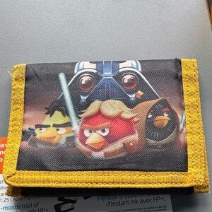 Star Wars Kids Wallet - Yellow and Black with Characters